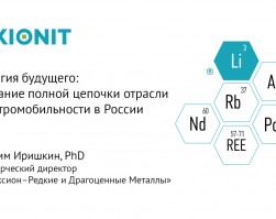 Лекция «Энергия будущего: создание полной цепочки отрасли электромобильности в России»